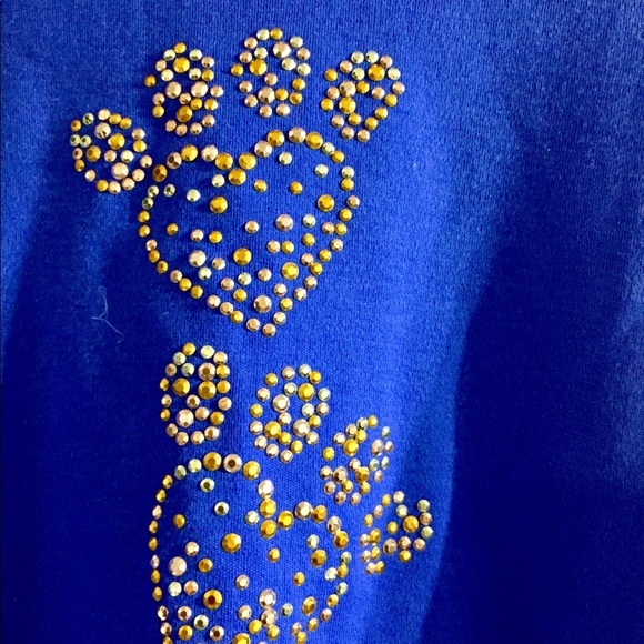 Quacker Factory Size Large Paw Prints Shirt🐾👕 - Picture 4 of 5